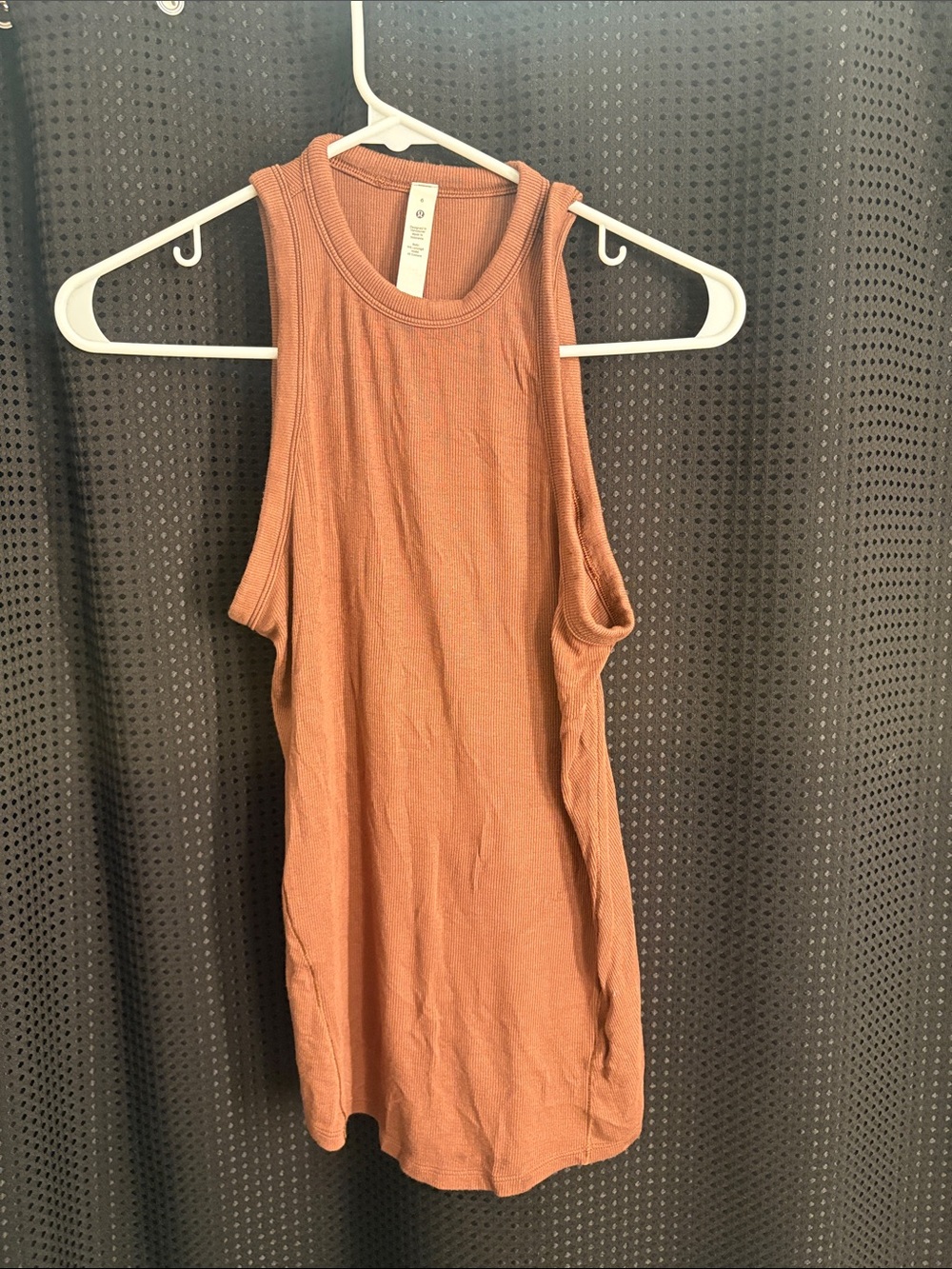 lululemon athletica Rust-Colored Ribbed Tank